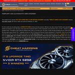 Win 1 of 3 NVIDIA GeForce RTX 5090 Graphics Cards from Cheat Happens