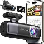 REDTIGER Dash Cam 4K Front and Rear 1080P + 32GB SD Card $119.99 Delivered @ REDTIGER-AU via Amazon AU