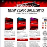 Antivirus BitDefender Total Security 2013 (3 PCs + 1 Year) $20.13