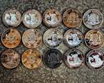 Win 1 of 5 3x 1 Oz Somali Silver Elephant Coins (Tarnished) from Investor Crate