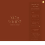Win 1 of 8 Weekly $10,000 Visa iGoDirect Digital Gift Card Prizes from Arnott's [Purchase Tim Tams]