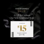 $15 Reward Voucher for David Jones Members @ David Jones