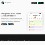 [Android, iOS] Free Lifetime Prime License for Disciplined Habit Tracker @ getdisciplined.app