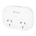 Verbatim Dual USB Surge Adaptor $15.95, USB-C Hub 4-Port $26.95, USB 3.2 Hub 4-Port $22.95 + Del ($0 with $100 Order) @ Verbatim