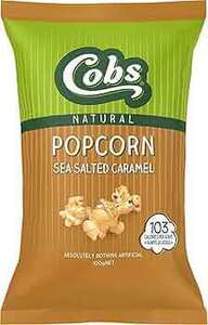 Cobs Natural Sea Salted Caramel Popcorn 100g $1.75 ($1.57 Sub & Save) + Delivery ($0 with Prime/ $59 Spend) @ Amazon AU