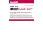 Get 25% Off One Full Priced Kid's Book - At Borders!