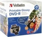 Verbatim - 20 x DVD-R - 4.7 GB 16x - white glossy - ink jet printable surface, printable $5!!