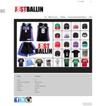 10% off Custom Basketball Uniform. 20% off Just Ballin Basketball Store (T-Shirts, Caps)