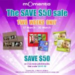 Save $50 on 2 or More Momento Photobooks