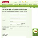 FREE Pack of Seeds from Yates - Herb or Flower Seeds - No FB Like