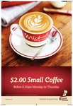 $2 for Small Coffee before 8:30 AM Mon to Thur @ Michel's Patisserie Arndale, Springwood QLD