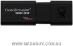 Kingston DataTraveler 100 16GB USB 3.0 Drive - Free Shipping $13