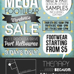 The Mega Melbourne Footwear Sale Everything Starts at $5 and Nothing over $70