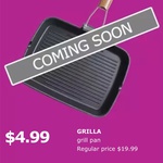 IKEA GRILLA Grill Pan $4.99 (Save $15.00) Starts 14/03 (Qld, NSW & Vic)
