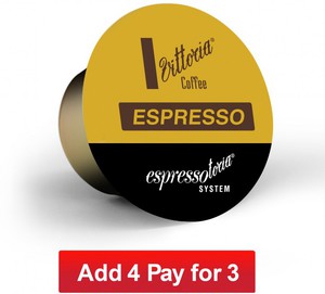 4-for-3 Vittoria Espresso Espressotoria Capsules $8.39/Box Free ...