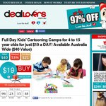 Full Day Kids' Cartooning Camps for 4 to 15 Year Olds for Just $19 a DAY - Australia Wide