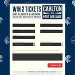 Win RT Flights for 2 to Adelaide, 1nt Hotel, 2 Tix to Blues Vs. Power (Aug 22), Dinner @ Grilld