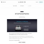 Free Uber Ride to Topshop (George St) + $50 Topshop Gift Card + Free Styling Session [SYD]