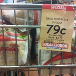 750g Brown Rice: 79c at City IGA, Canberra SAVE $4.73