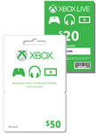 EB Games - $70 Xbox Live Credit for $50 + $2.50 P&H