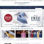 Charles Tyrwhitt - Business/Casual Shirts, Polos from $39.95 with Free Delivery