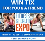 Win Tickets to The Fitness & Health Expo in Perth/Sydney for You & A Friend from Casa de Karma 