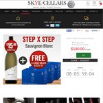 3 Free Cases New World Lager with a Dozen Step X Step Sav Blanc at $180 (Pickup Only - SA) @ Skye Cellars