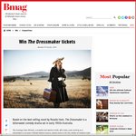 Win 1 of 20 Double Passes to See The Dressmaker from Bmag