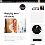 Win 1 of 2 Dog&Boy Scarves (Worth $189) from The Weekly Review (VIC)