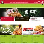 KFC - 12 Chicken Pieces for $12.95 - Includes 6 Tender Strips and 6 Original Pieces