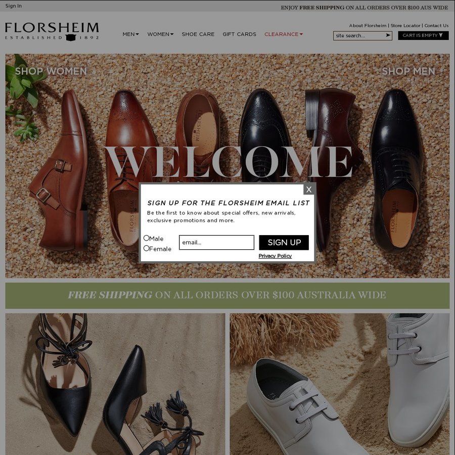 florsheim website