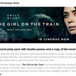 Win a Double Pass to The Girl on The Train + The Book from QV Melbourne