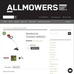 Honda Line Trimmer UMS425 ($269 Pick up, $289 Delivered) @ All Mowers