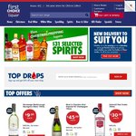 Free Delivery Site at First Choice Liquor Today 12/12/2016. Minimum Spend $50