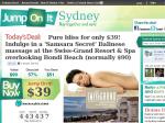 SOLD OUT SYD-Pure bliss $39! Indulge in aBalinese massage at the Swiss-Grand Resort 4.5 stars (RRP$90)