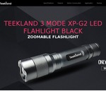 Tmart Own Brand TEEKLAND C300 XP-G2 280LM 3 Mode LED Flashlight AU $11.16 (US $8.24) and Redeem-Points @Tmart.com