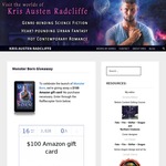 Win a US$100 Amazon Gift Card from Kris Austen Radcliffe (Author)