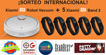 Win a Xiaomi Robotic Vacuum Cleaner or 1 of 5 MiBand2 Fitness Trackers from TodoChollos et al. (Telegram, in Spanish)