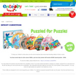 Win a Prize Pack Containing 7 Janod Puzzles from Entropy Toys