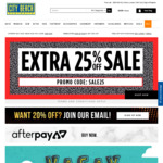 25% off Sale Items @ City Beach online