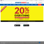 20% off Everything @ SportsDirect (APP ONLY)