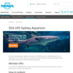 [NSW] SEA LIFE Sydney Aquarium Annual Pass for The Price of 1-Day Entry ($35.70 Per Person, NRMA Members Only)