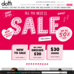 Up to 50% off Selected Clothing at Dotti