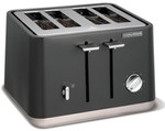 Morphy Richards Aspect 4-Slice Toaster Black/White/Titanium $49 + Delivery (Was $99) @ Retravision