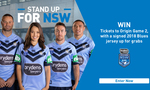 Win a Signed 2018 Blues Jersey + a Family Pass to Game 2 of The Origin Series at ANZ Stadium from Brydens Lawyers [NSW]