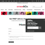Free 12 Month Shipster Subscription @ CottonOn & Co. [Perks Members - Free to Join]