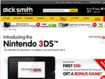 Dick Smith Pre-Orders for Nintendo 3DS with Bonus Game for $298, FIRST 200 ORDERS ONLY