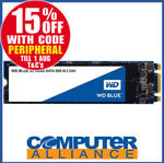 WD Blue 3D NAND 500GB M.2 SATA SSD (WDS500G2B0B) eBay Plus Members $118.15 (or + $15 Shipping) @ Computer Alliance eBay