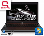 Compaq 620 15.6” LED Backlit Notebook Dual Core T4500 Processor, 2GB DDR3 RAM, 500GB HDD $499