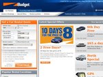 Budget Car Rentals Promotion - $50 off 5 Days Hire